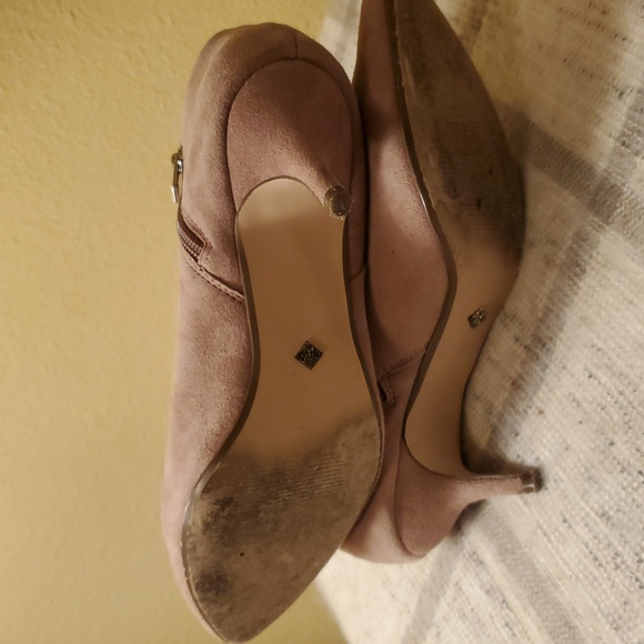 Nannette Pale Pink Ankle Boots with Rhinestone Details Sz 8 - Picture 8 of 8